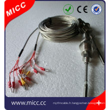 Capteur thermocouple 3 fils pt100 rtd MICC